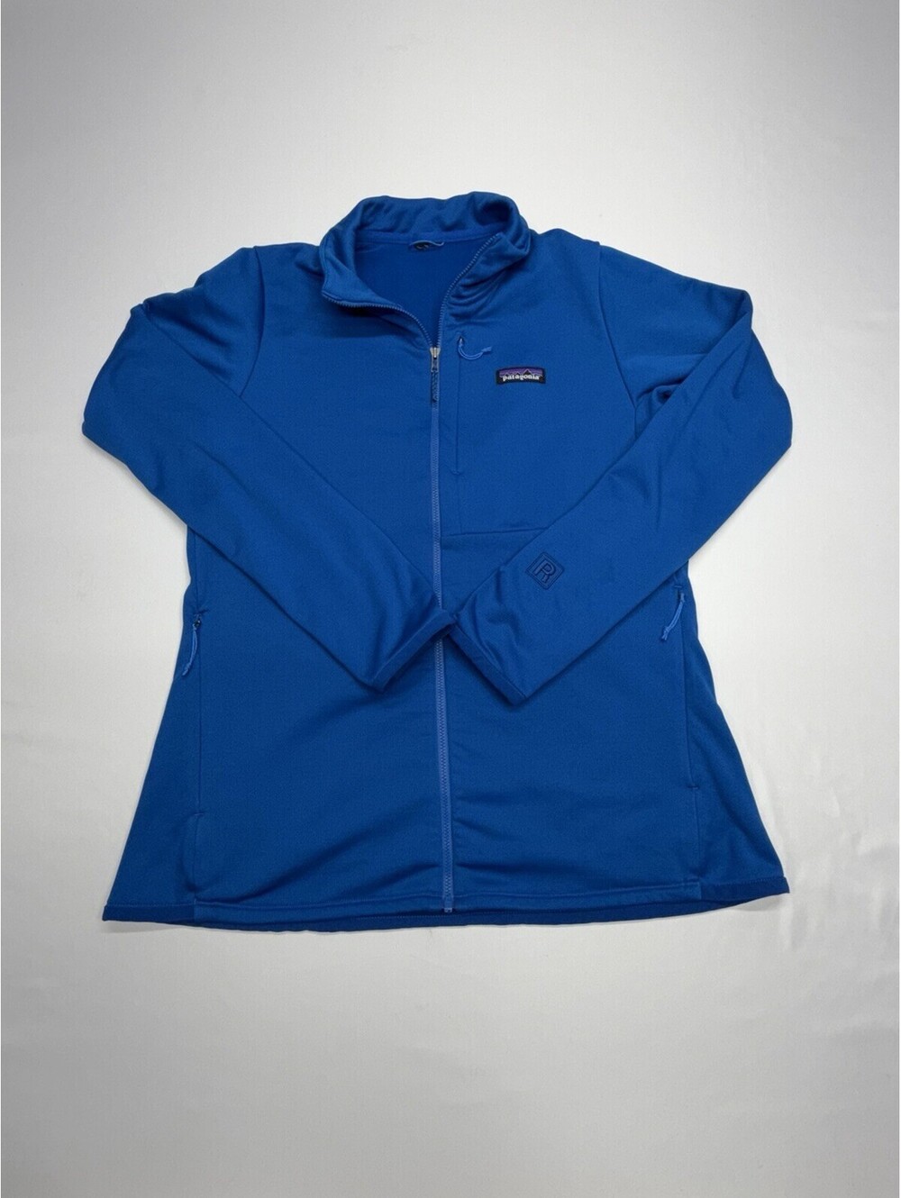 Patagonia R1 Daily Jacket Women Large Blue Thermal Fleece *see description*